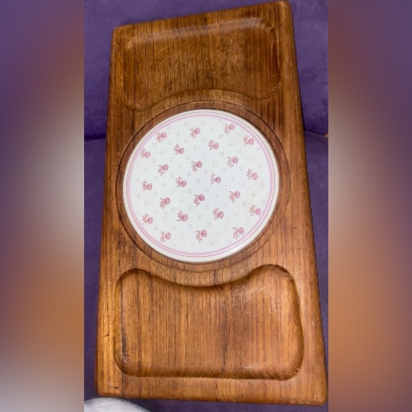 Vintage ‘70s Gailstyn Sutton Teakwood Cheese Board - Picture 1 of 3